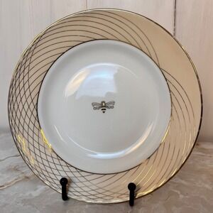 Mary Kay Plate Cream Gold Anniversary Collectible (1963-2013) Bumblebee Decor 8"
